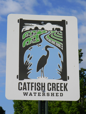 Watershed Approach Catfish Creek sign