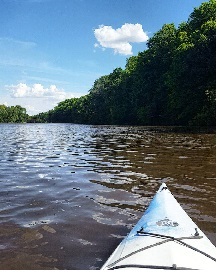 Kayaking on the Wapsipinicon River