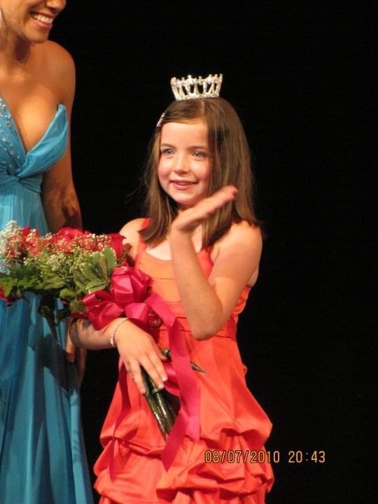 Brittany Costello in youth pageant