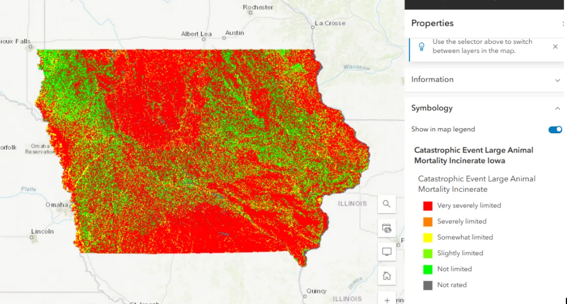 CAFO Catastrophic Events in Iowa