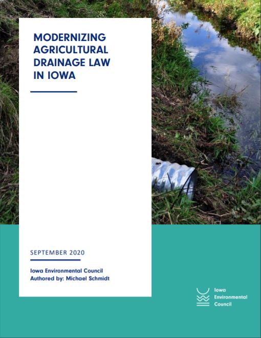 Modernizing Agricultural Drainage Law in Iowa