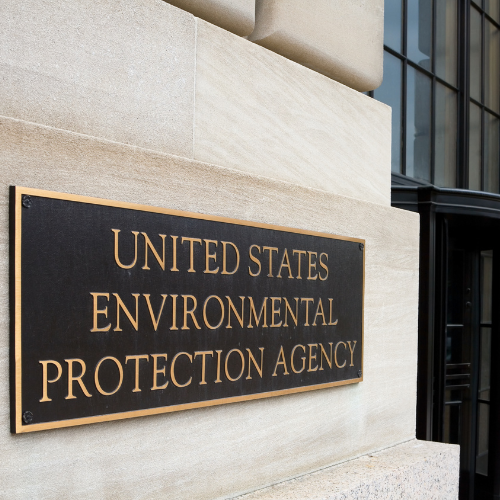 EPA plaque outside building door