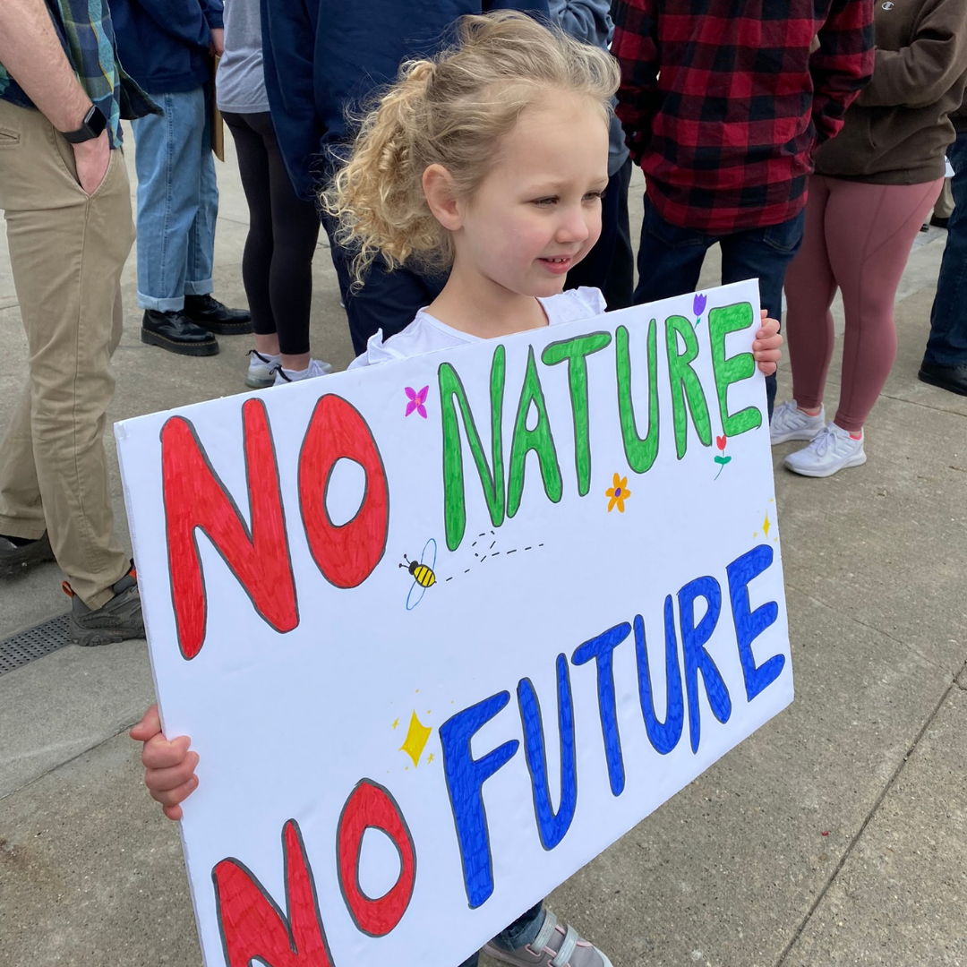 No nature, no future at climate protest 2022