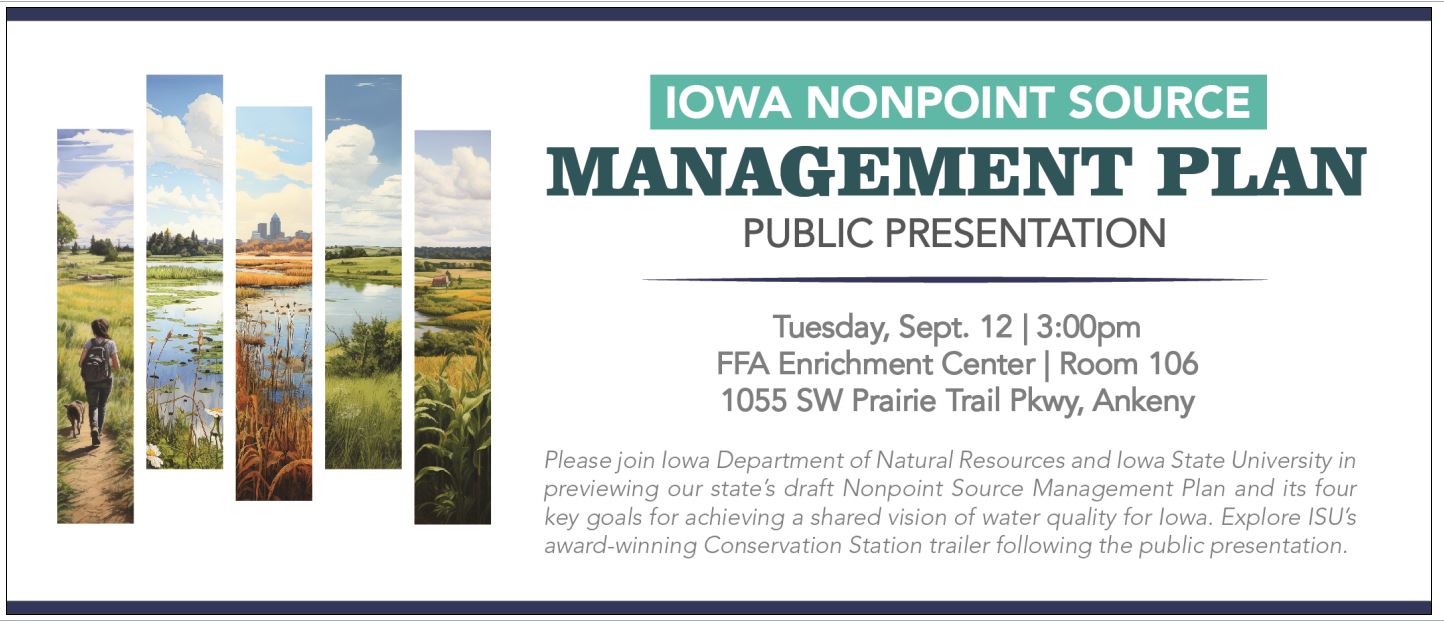 Iowa Nonpoint Source Management Plan Public Presentation 9/12