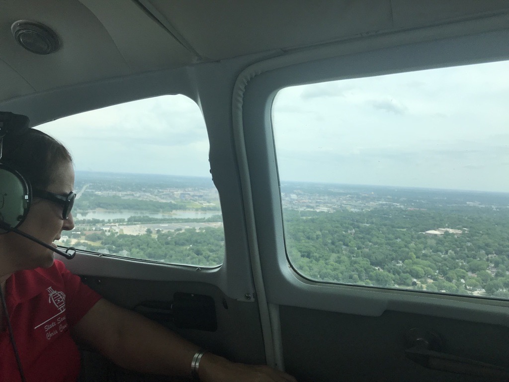 Lighthawk flight during farm tour 2021
