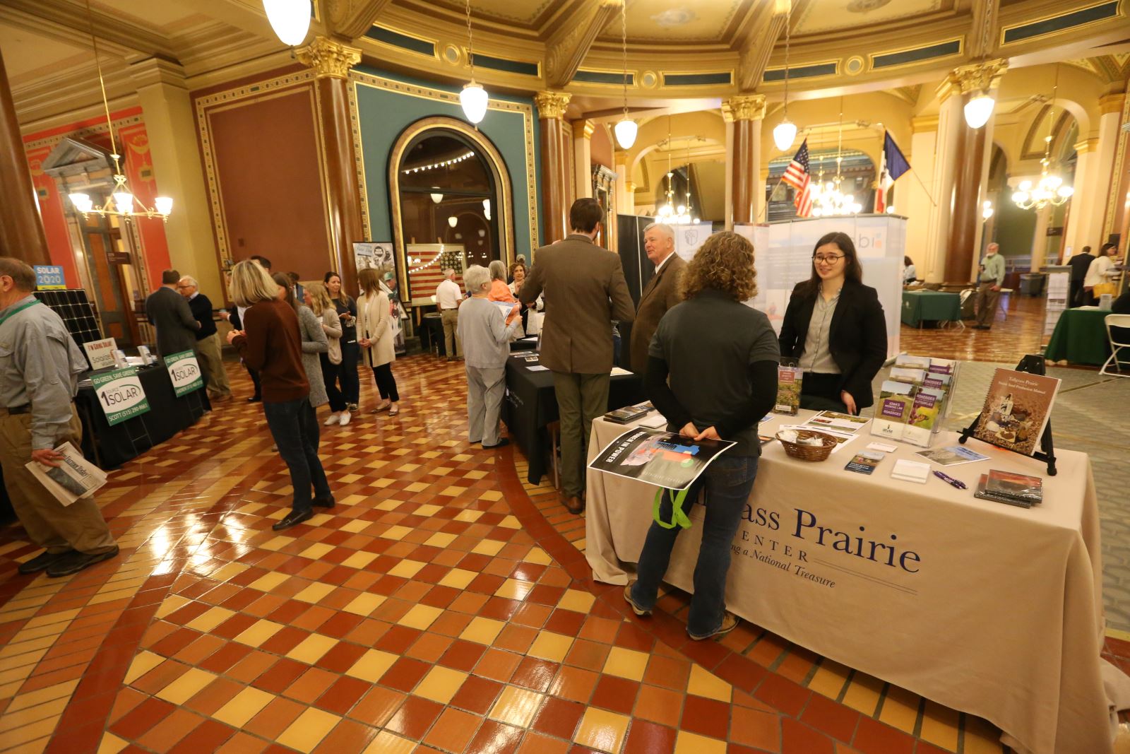 Tallgrass Prairie Center with UNI exhibiting at Lobby Day 2020