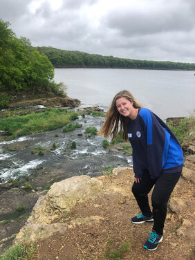 Madeleine Bradley at Lake Macbride