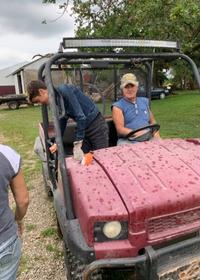 Roger Kreiger farmer in Burlington