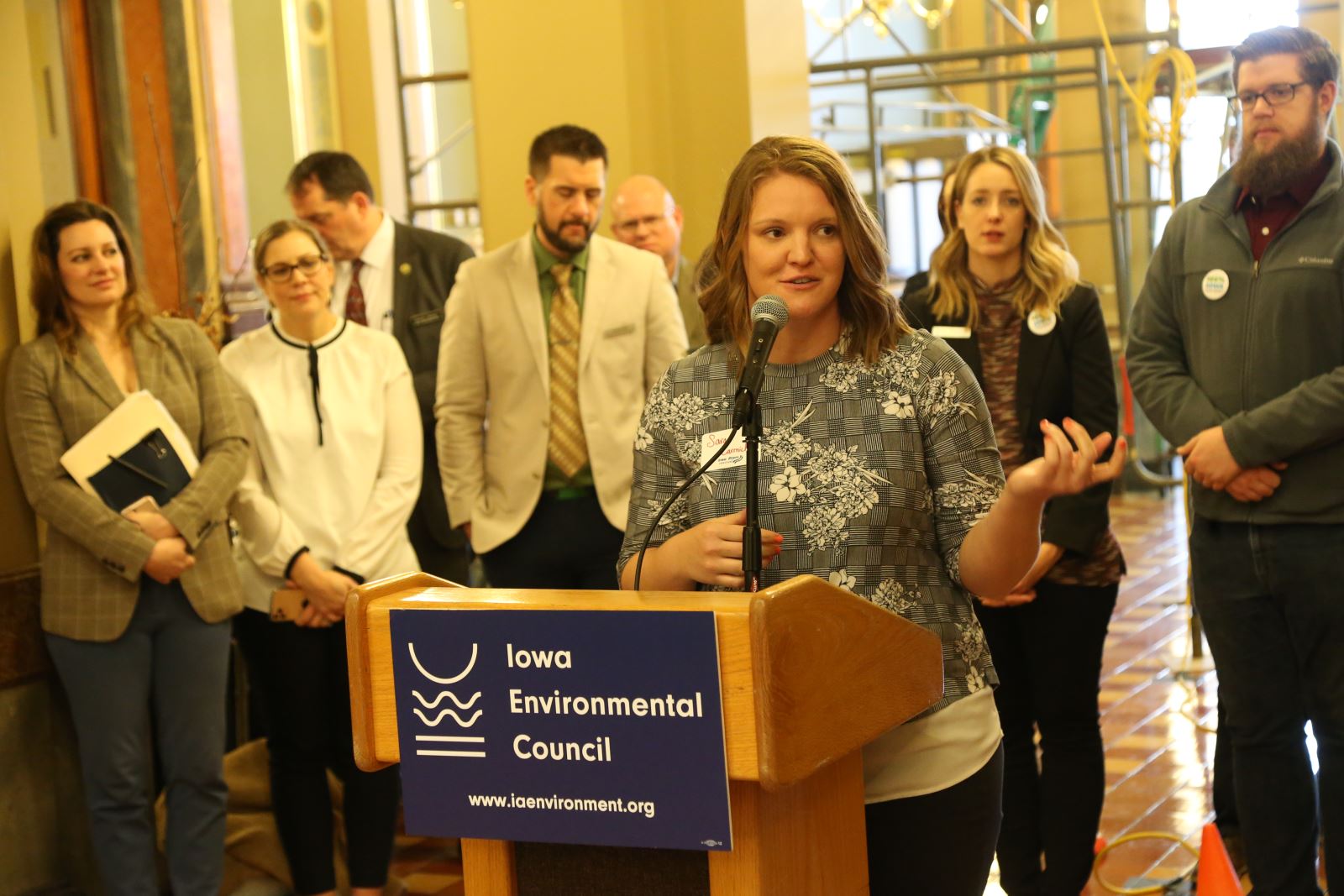 Sara Carmichel Iowa Rivers Revival Lobby Day 2020