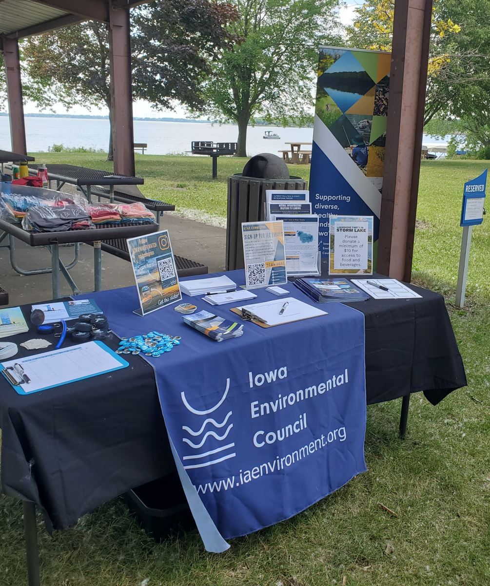 IEC Table at event