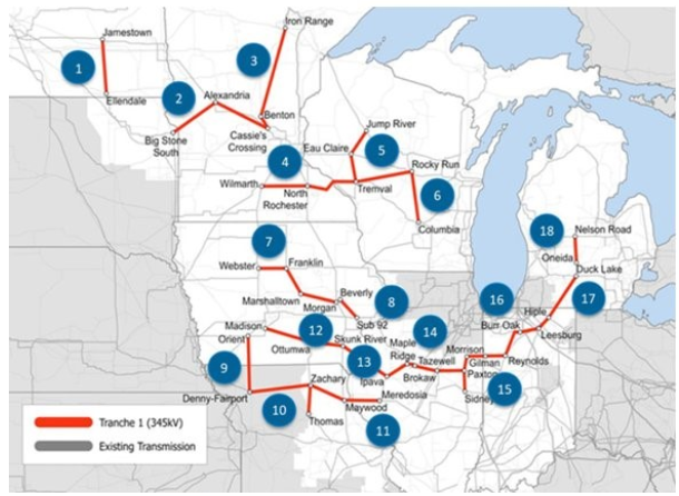 Traunch map