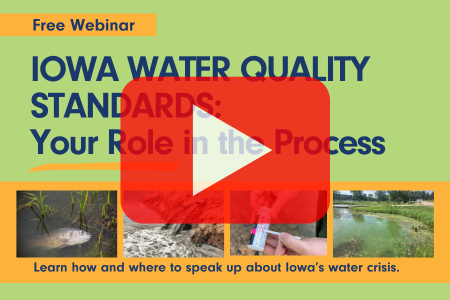Iowa Water Quality Standards: Your Role in the Process