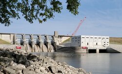 Lake Red Rock Hydro Electric Plant and Dam