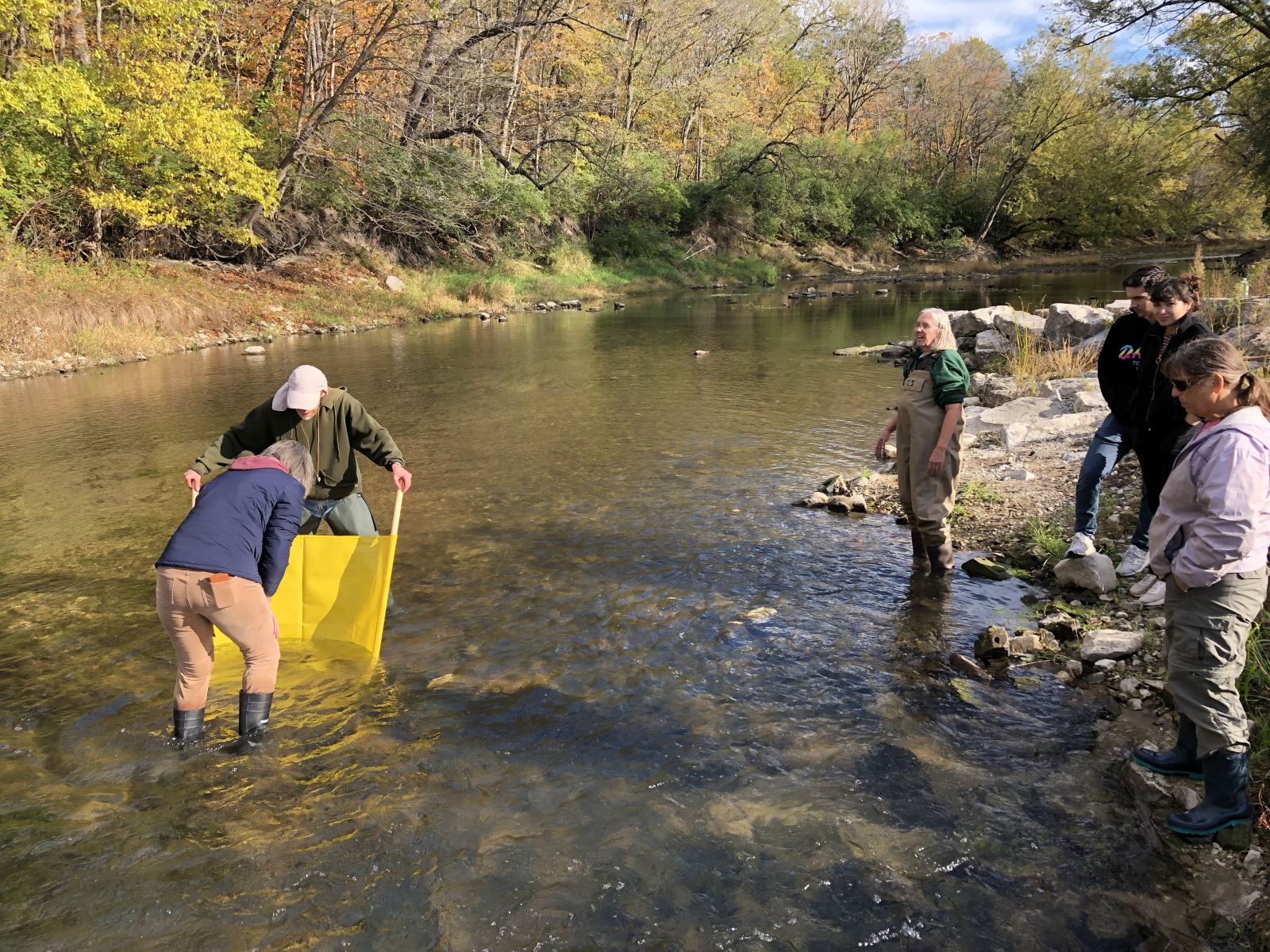 Volunteers in Skunk River